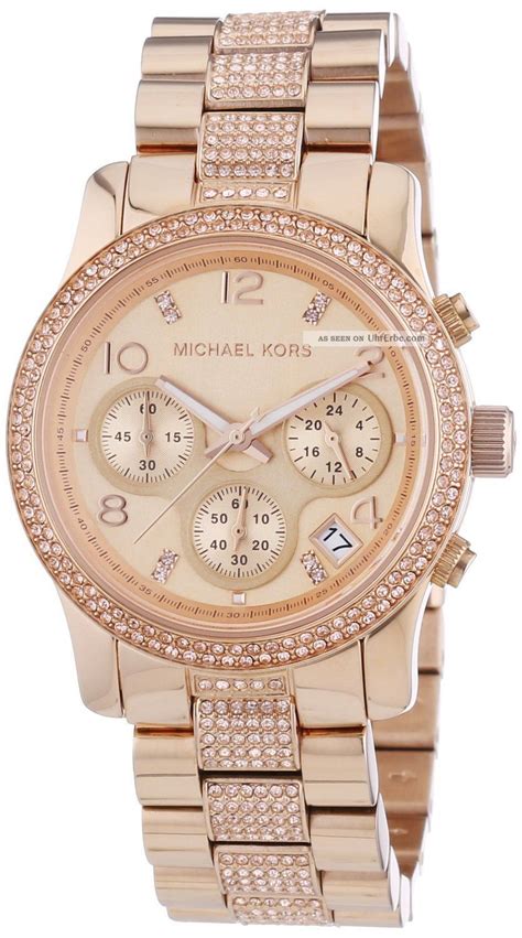 michael kors damenuhr rosegold|michael kors armband.